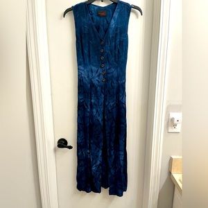 New York Extremes Vintage Blue floor length dress